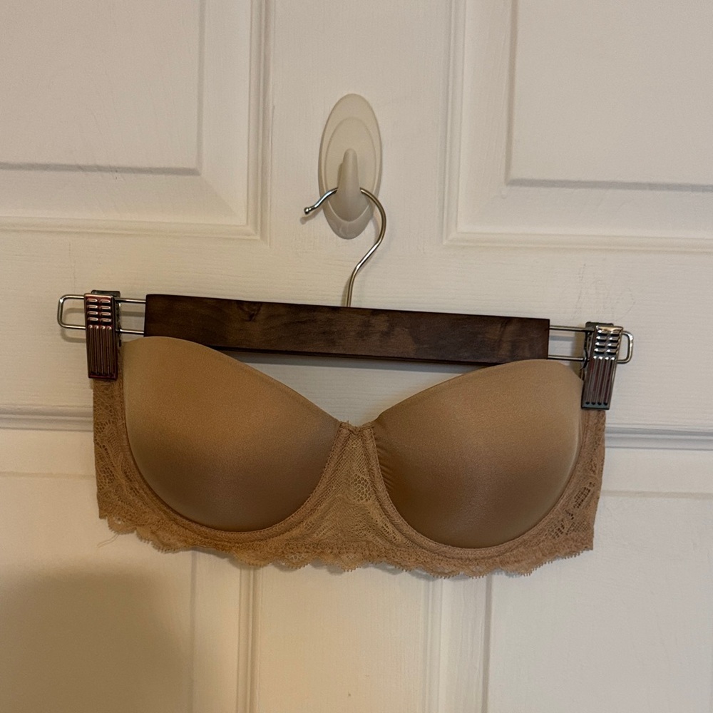 Nude Push Up Strapless Bra